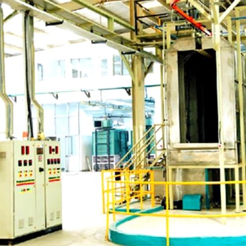Liquid painting plant